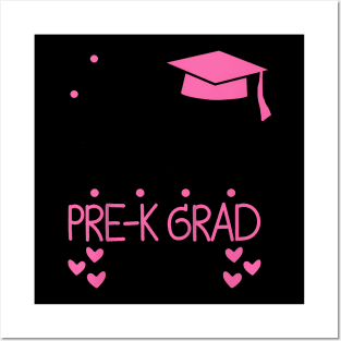 Kids Little Miss Pre K Grad Preschool Pre k Graduation 2024 Posters and Art
